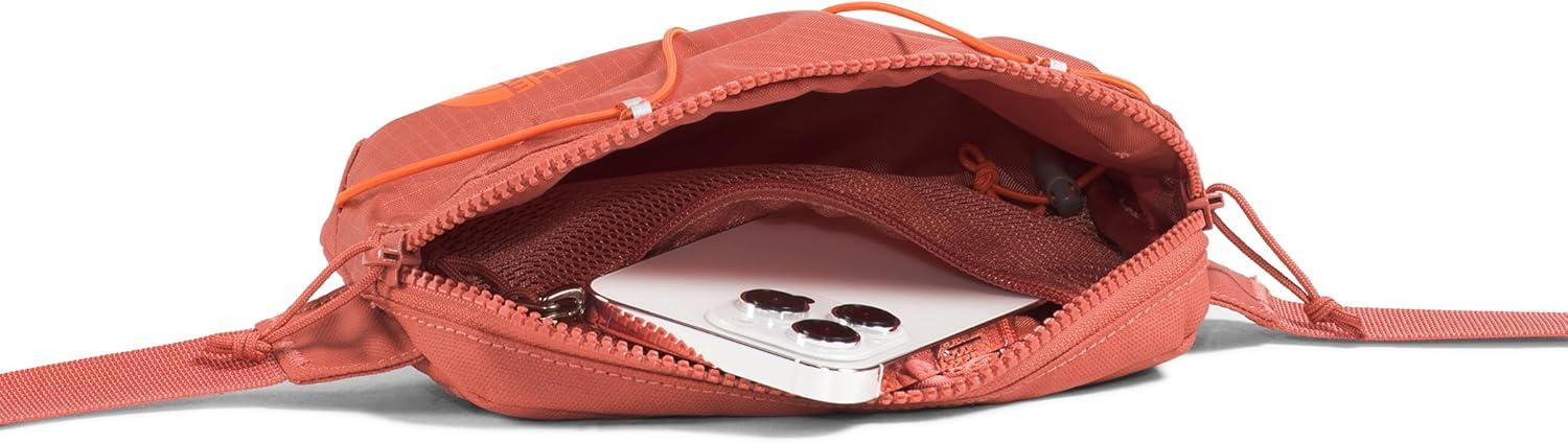 imageThe North Face Terra Lumbar Hiking Hip Pack 1 Liter Storage Belt Bag Water Repellent Finish Adjustable Strap Secure Zip PocketsMars DustSolar Flare
