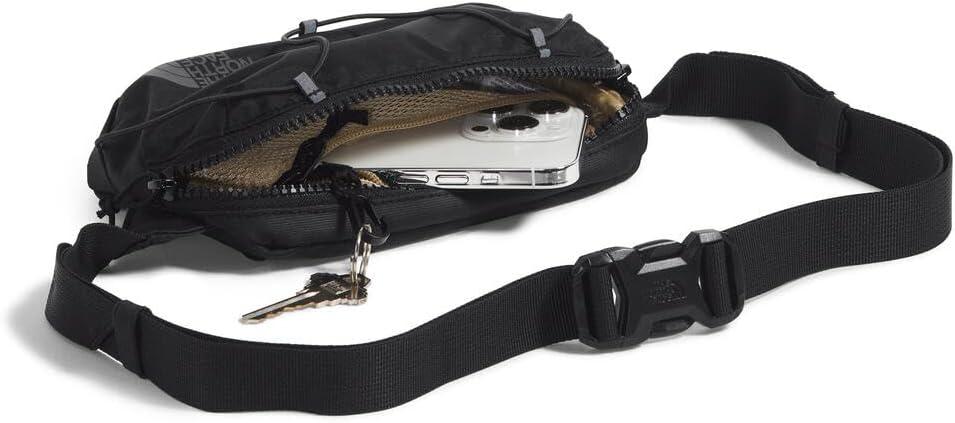 imageThe North Face Terra Lumbar Hiking Hip Pack 1 Liter Storage Belt Bag Water Repellent Finish Adjustable Strap Secure Zip PocketsTNF BlackAsphalt Grey