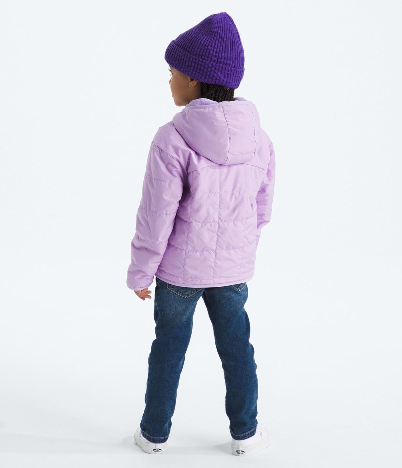 imageThe North Face Unisex Baby Reversible Shasta Full Zip Hooded JacketLite Lilac