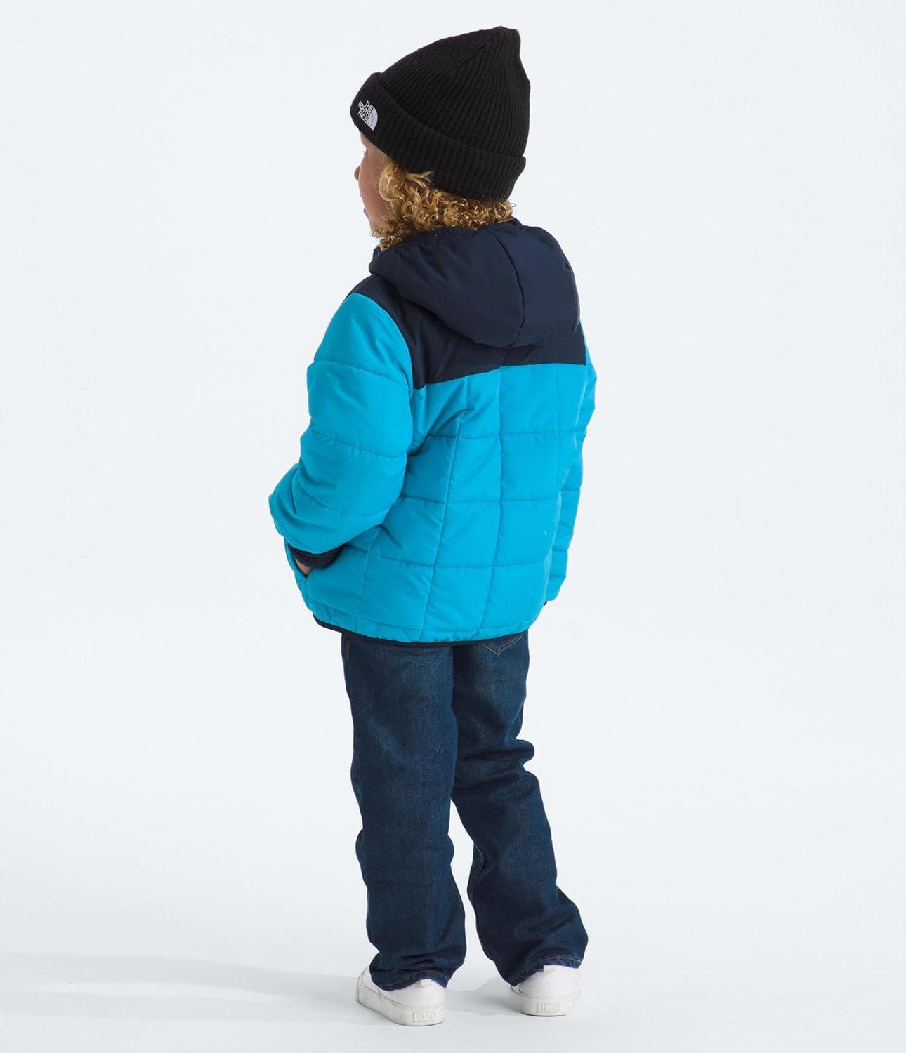 imageThe North Face Unisex Baby Reversible Shasta Full Zip Hooded JacketMeridian BlueSummit Navy
