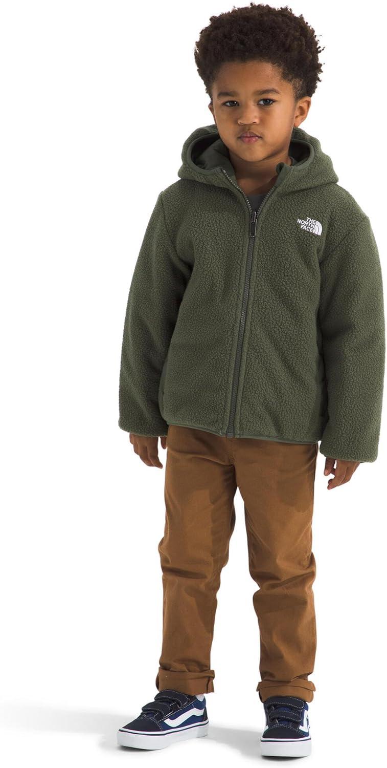 imageThe North Face Unisex Baby Reversible Shasta Full Zip Hooded JacketSlate MossNew Taupe Green