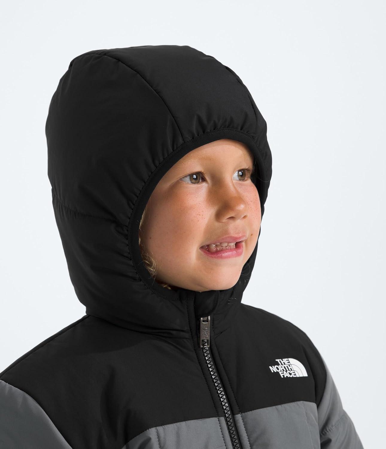imageThe North Face Unisex Baby Reversible Shasta Full Zip Hooded JacketSmoked Pearl