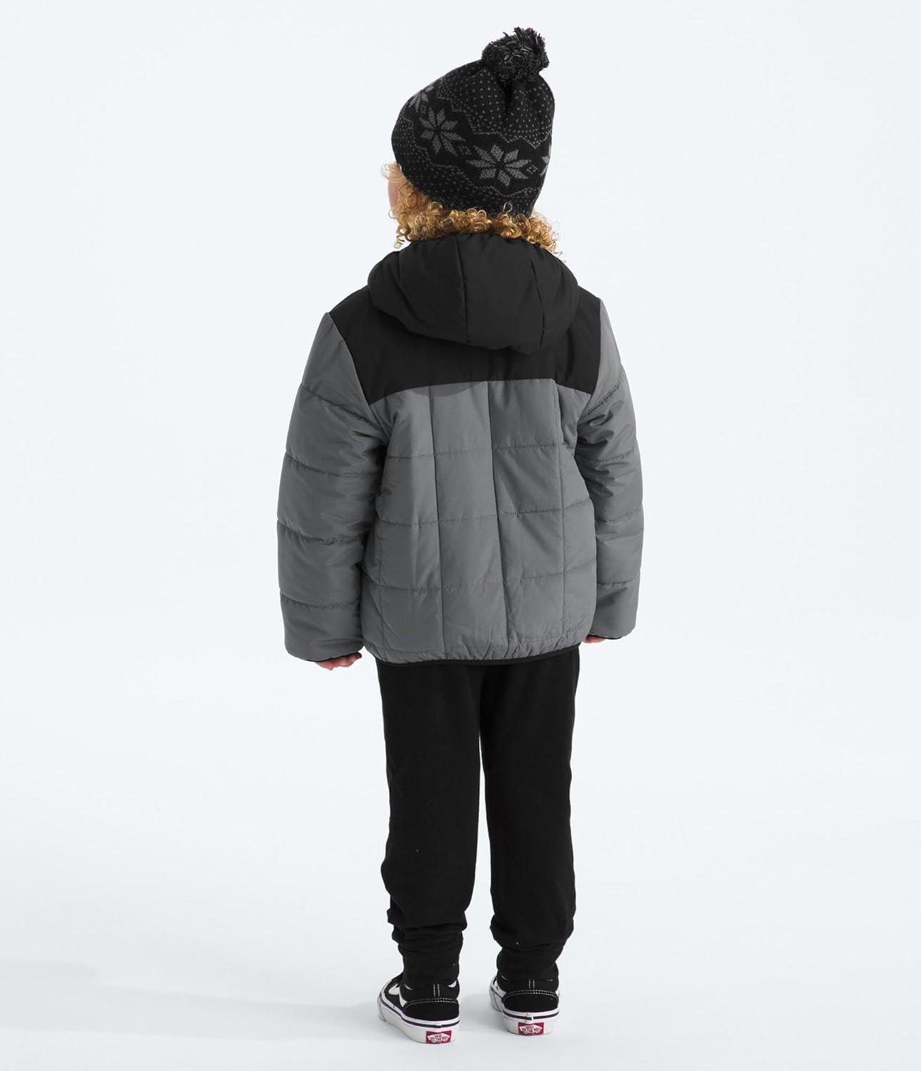 imageThe North Face Unisex Baby Reversible Shasta Full Zip Hooded JacketSmoked Pearl