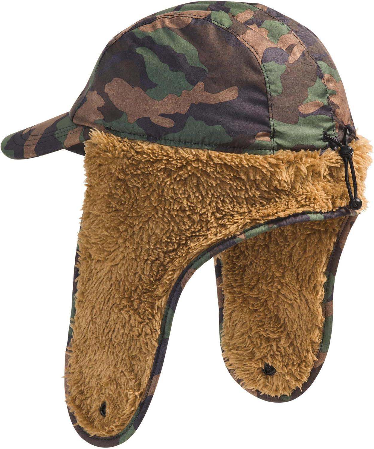 imageThe North Face Unisex Baby Shasta Trapper HatTnf Black Tnf Camo PrintUtility Brown