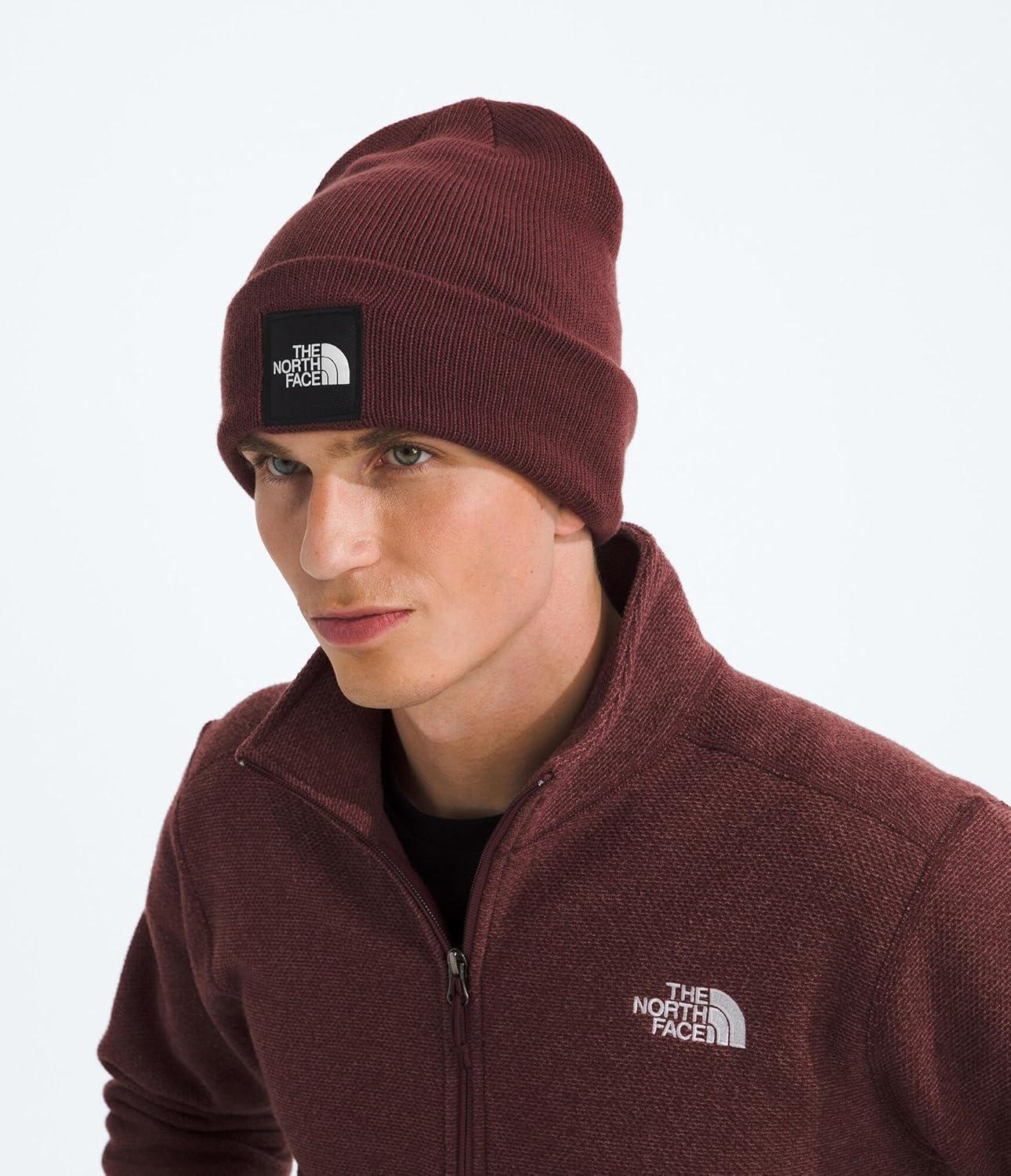 imageThe North Face UnisexAdult Big Box Beanie Oversize Box Logo Patch Deep Fit Cuffed Design Sustainable FabricSumac