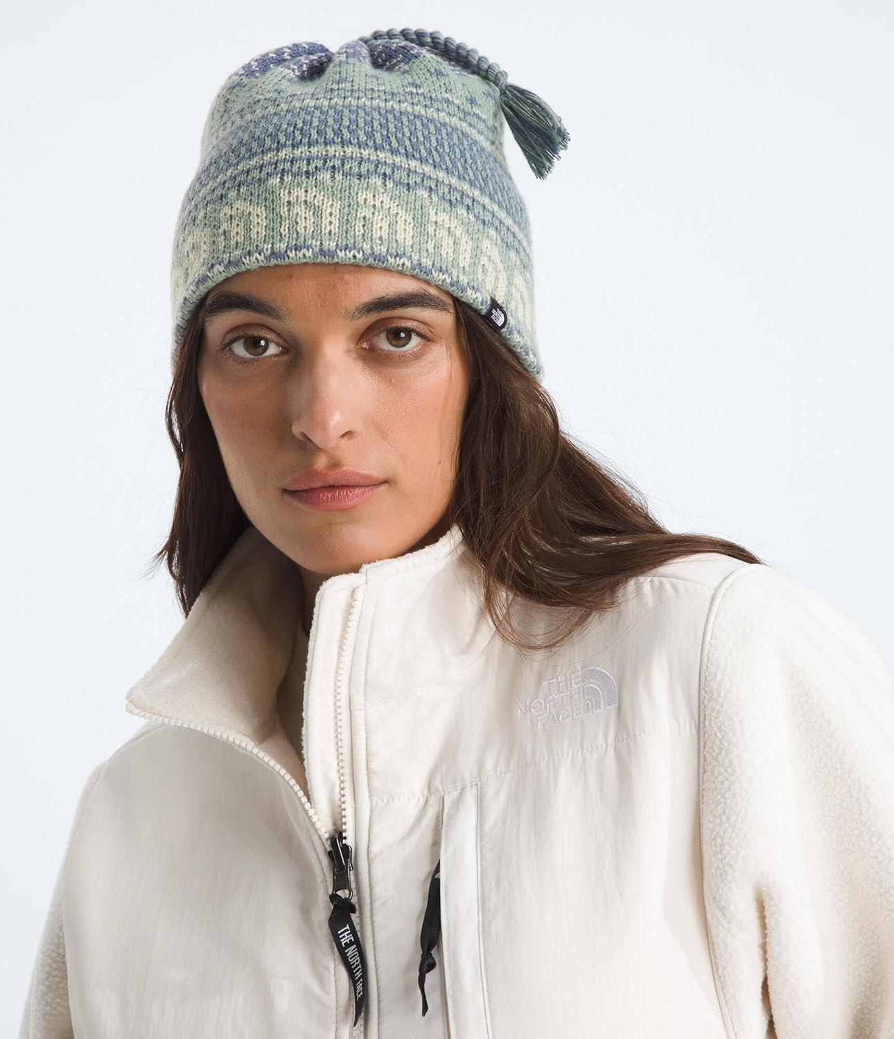 imageThe North Face UnisexAdult Cabin Ski TukeSlate Moss JacquardTassel