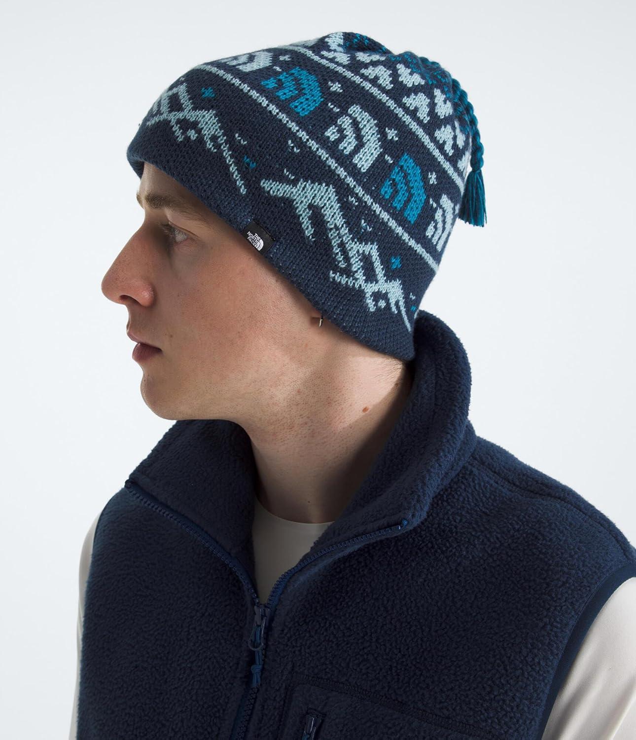 imageThe North Face UnisexAdult Cabin Ski TukeSummit Navy JacquardTassel