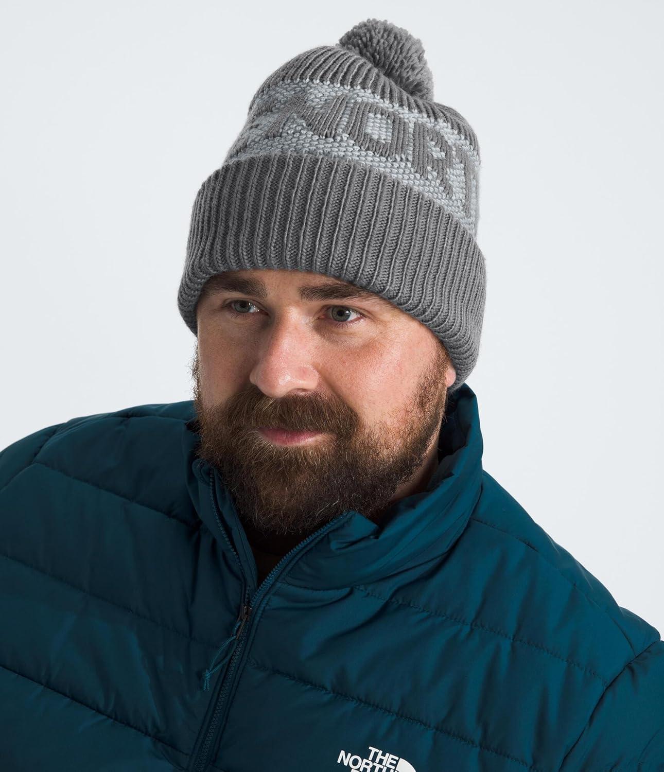 imageThe North Face UnisexAdult Retro Cabin BeanieSmoked PearlHigh Rise
