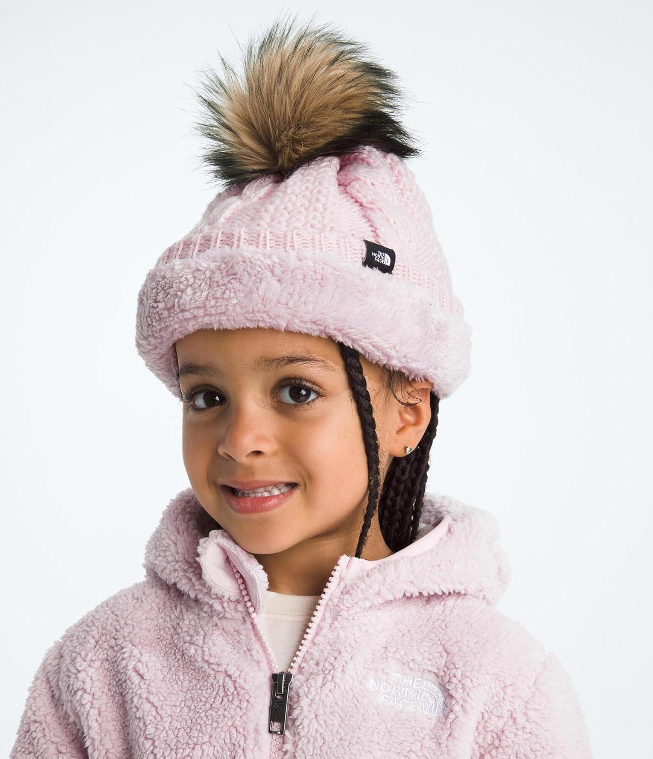 imageThe North Face UnisexBaby Lined Oh Mega Fur Pom BeaniePale Blossom