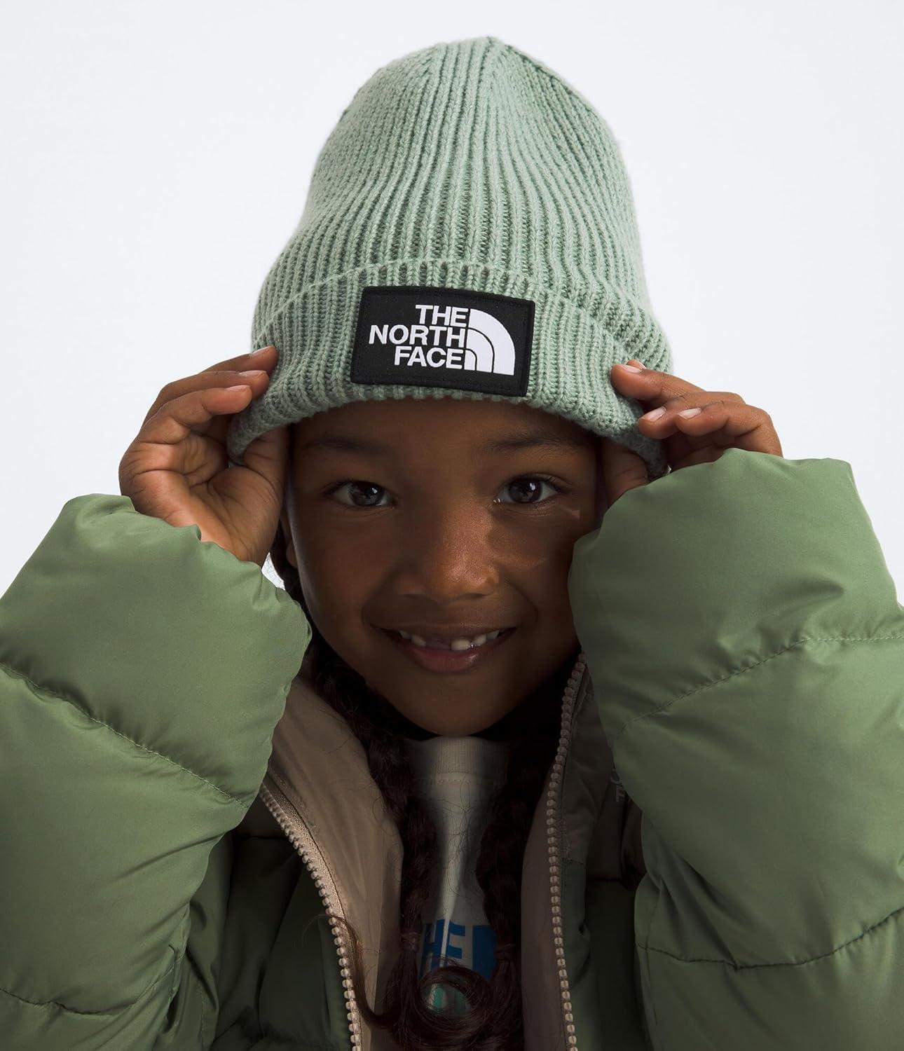 imageThe North Face UnisexBaby TNF Logo Box Cuffed BeanieSlate Moss