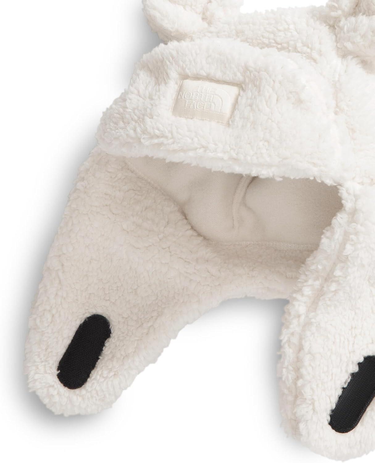 imageThe North Face UnisexBaby Trapper Warm Winter Hat for Toddlers with Soft Fleece Lining Cute Bear Ears ampamp Cozy EarflapsWhite Dune