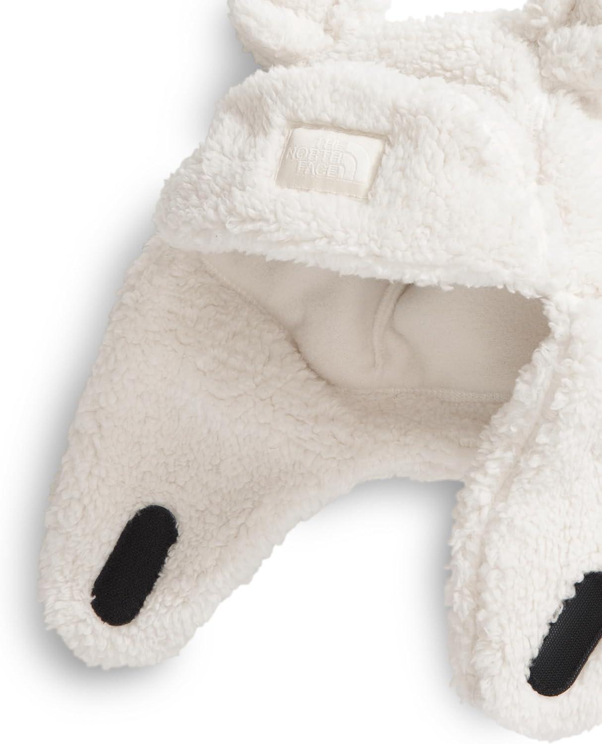 imageThe North Face UnisexBaby Trapper Warm Winter Hat for Toddlers with Soft Fleece Lining Cute Bear Ears ampamp Cozy EarflapsWhite Dune