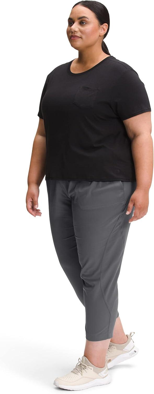 imageThe North Face Womens Aphrodite Motion Pant Moisture Wicking Athletic Pants Water Repellent UPF 40Asphalt Grey