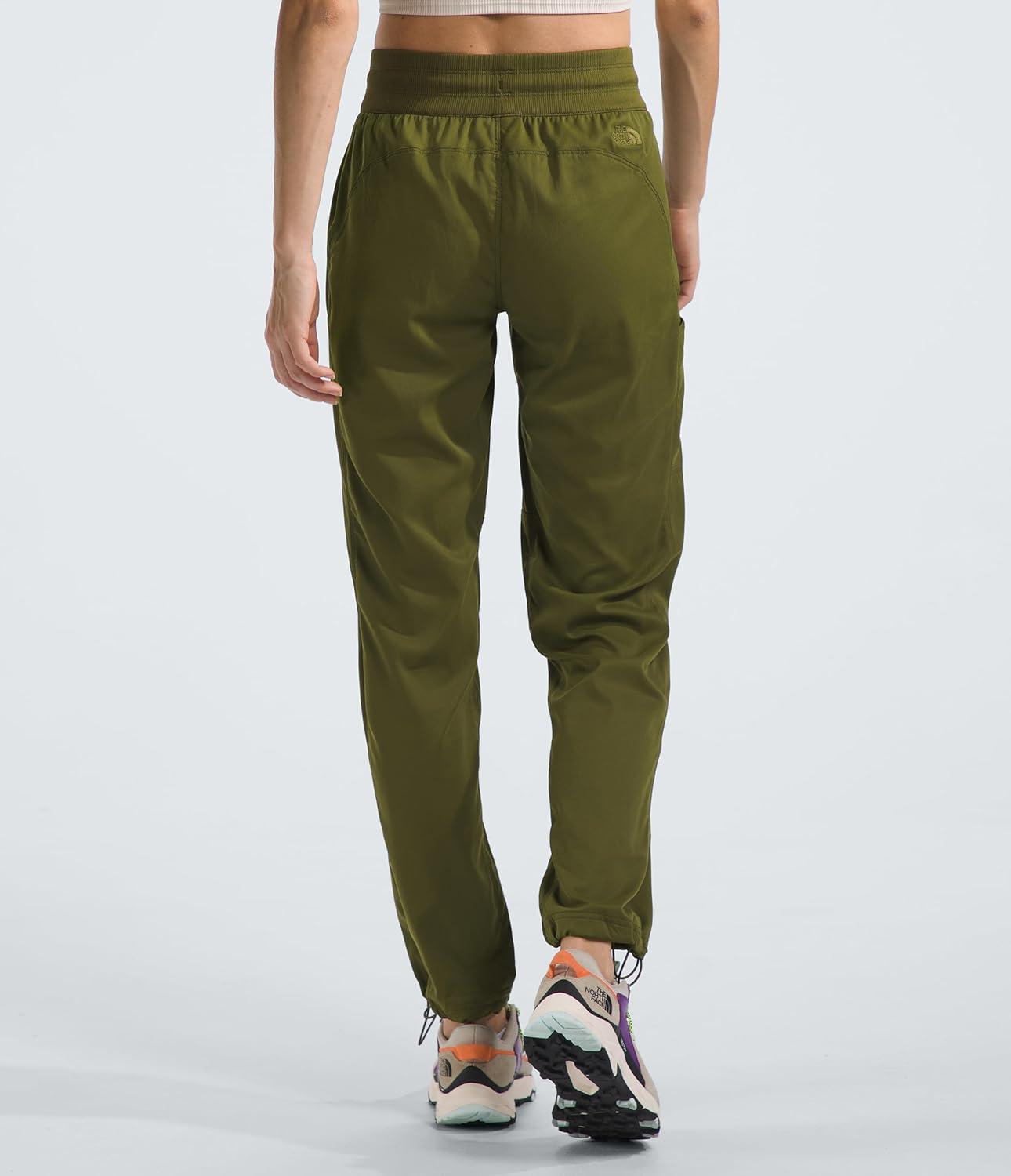 imageThe North Face Womens Aphrodite Motion Pant Moisture Wicking Athletic Pants Water Repellent UPF 40Forest Olive