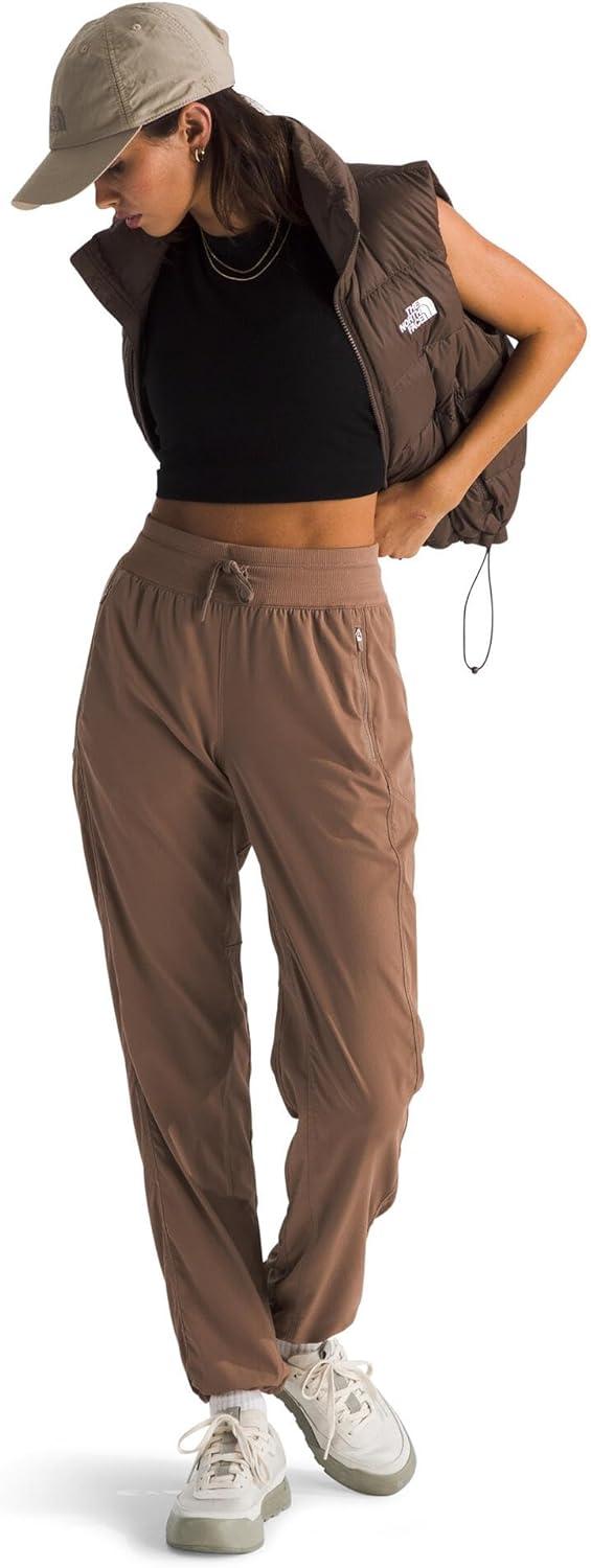 imageThe North Face Womens Aphrodite Motion Pant Moisture Wicking Athletic Pants Water Repellent UPF 40Latte
