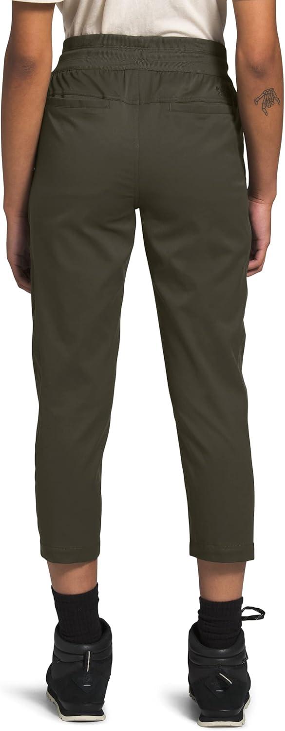 imageThe North Face Womens Aphrodite Motion Pant Moisture Wicking Athletic Pants Water Repellent UPF 40New Taupe Green