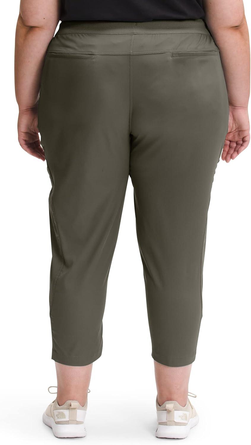 imageThe North Face Womens Aphrodite Motion Pant Moisture Wicking Athletic Pants Water Repellent UPF 40New Taupe Green