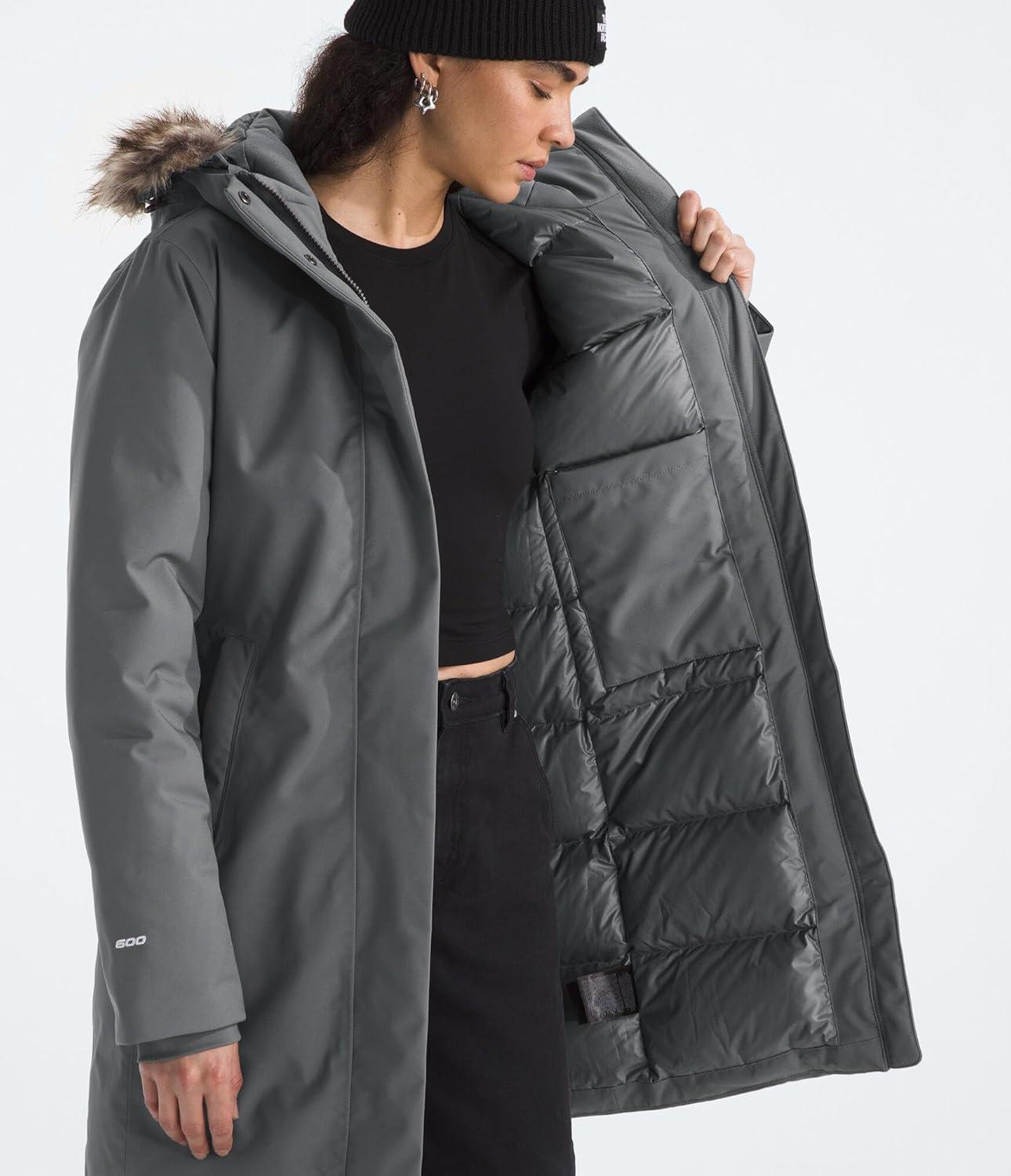 imageThe North Face Womens Arctic Parka Standard ampamp Plus SizeSmoked Pearl