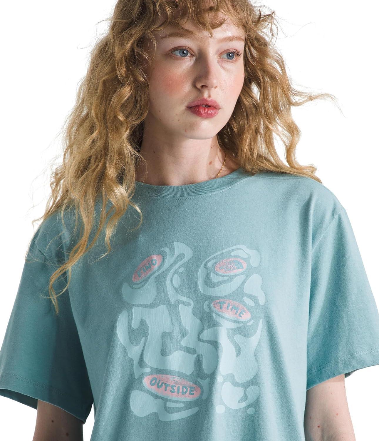 imageThe North Face Womens Evolution Phrase Short Sleeve TeeBlue Eclipse