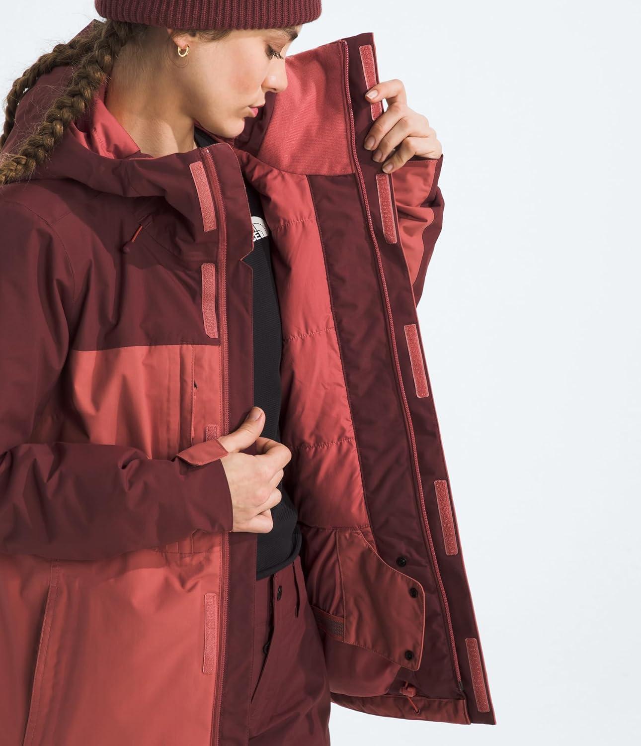 imageThe North Face Womens Freedom Insulated Jacket Standard ampamp Plus Size Water Repellent Finish Helmet Compatible HoodSumacMars Dust