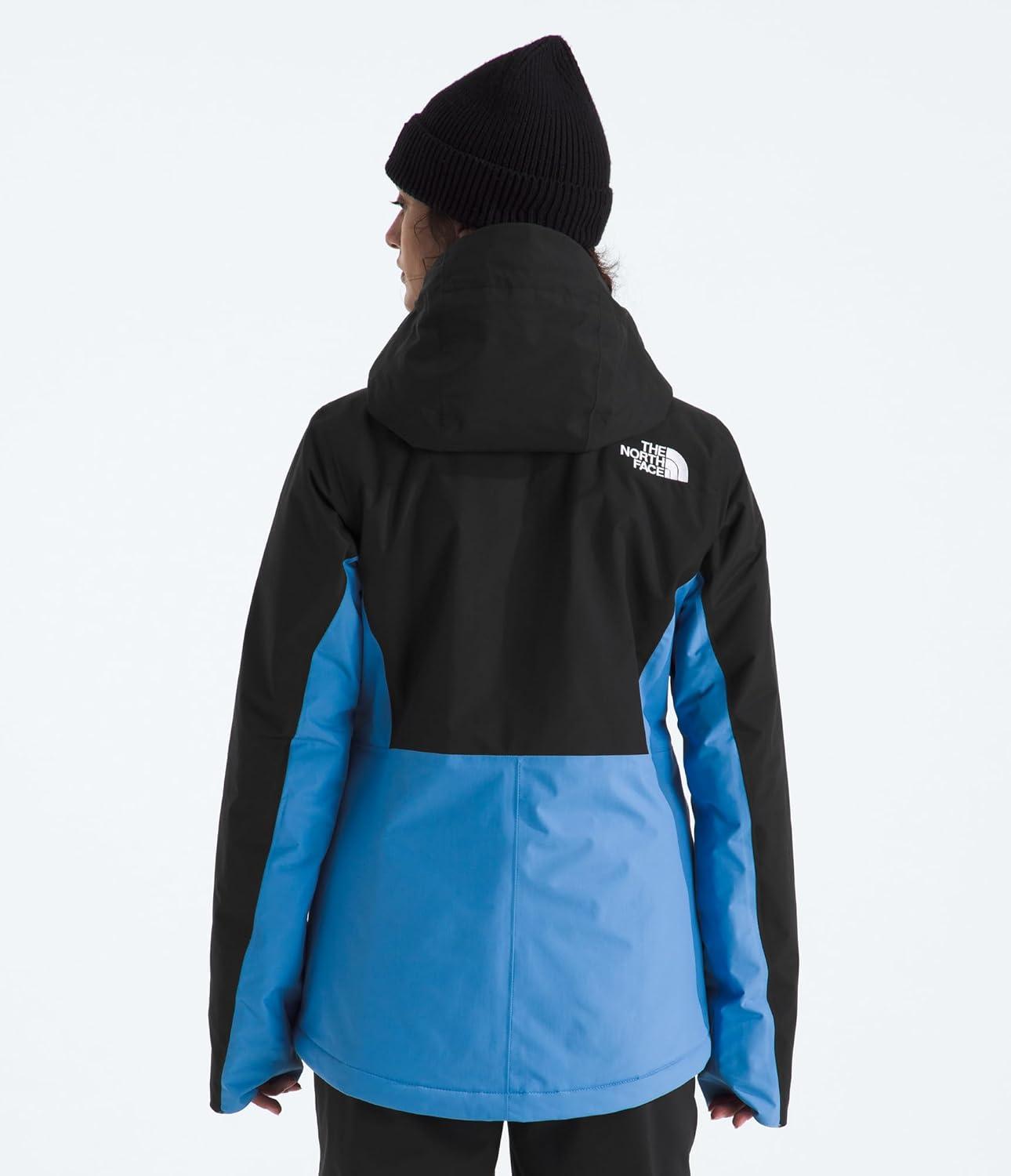 imageThe North Face Womens Freedom Insulated Jacket Standard ampamp Plus Size Water Repellent Finish Helmet Compatible HoodTnf BlackMarina Blue