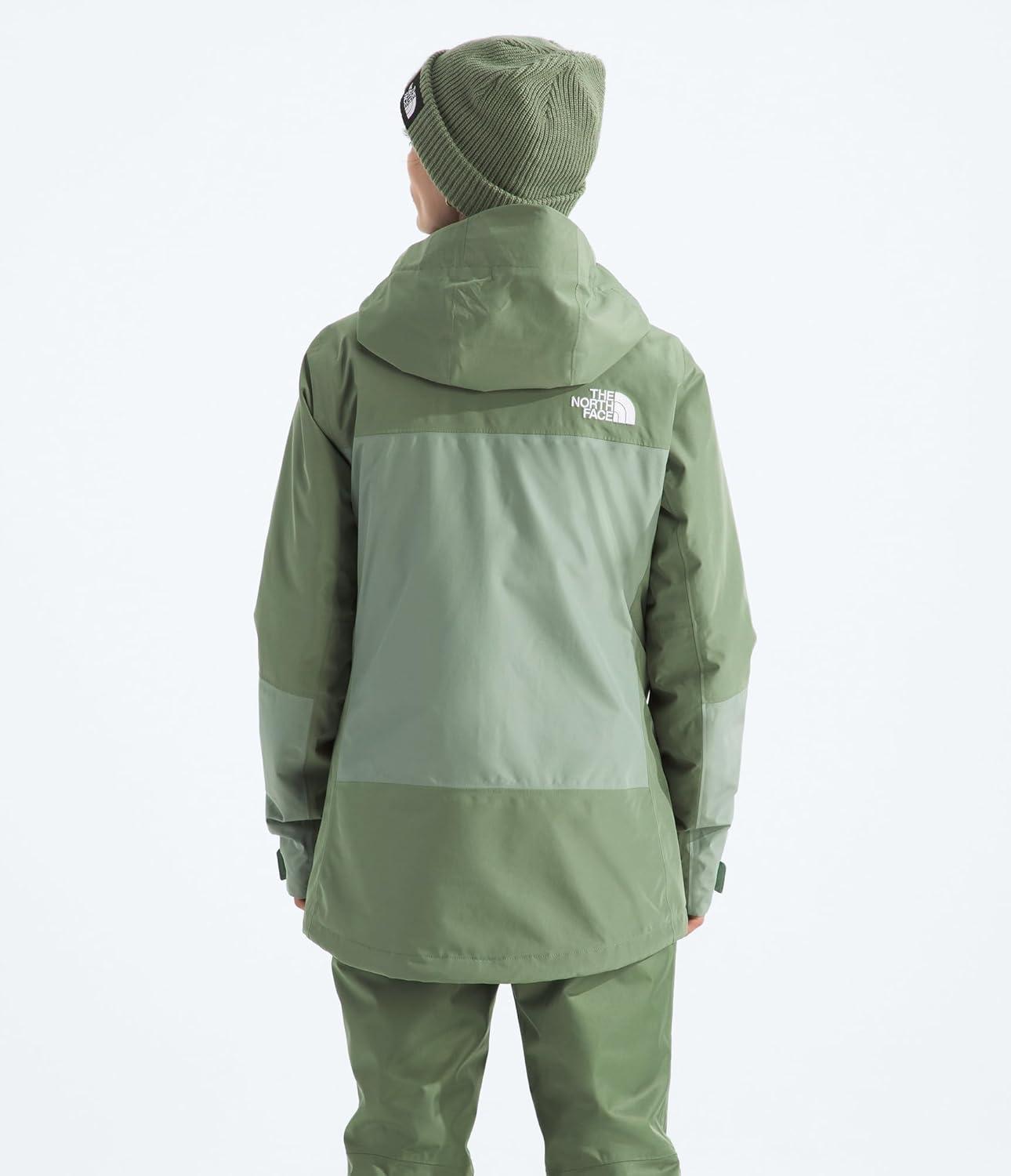 imageThe North Face Womens Thermoball Snow Triclimate Jacket Standard ampamp Plus Size 3in1 Ski Coat Waterproof ShellBark MistSlate Moss