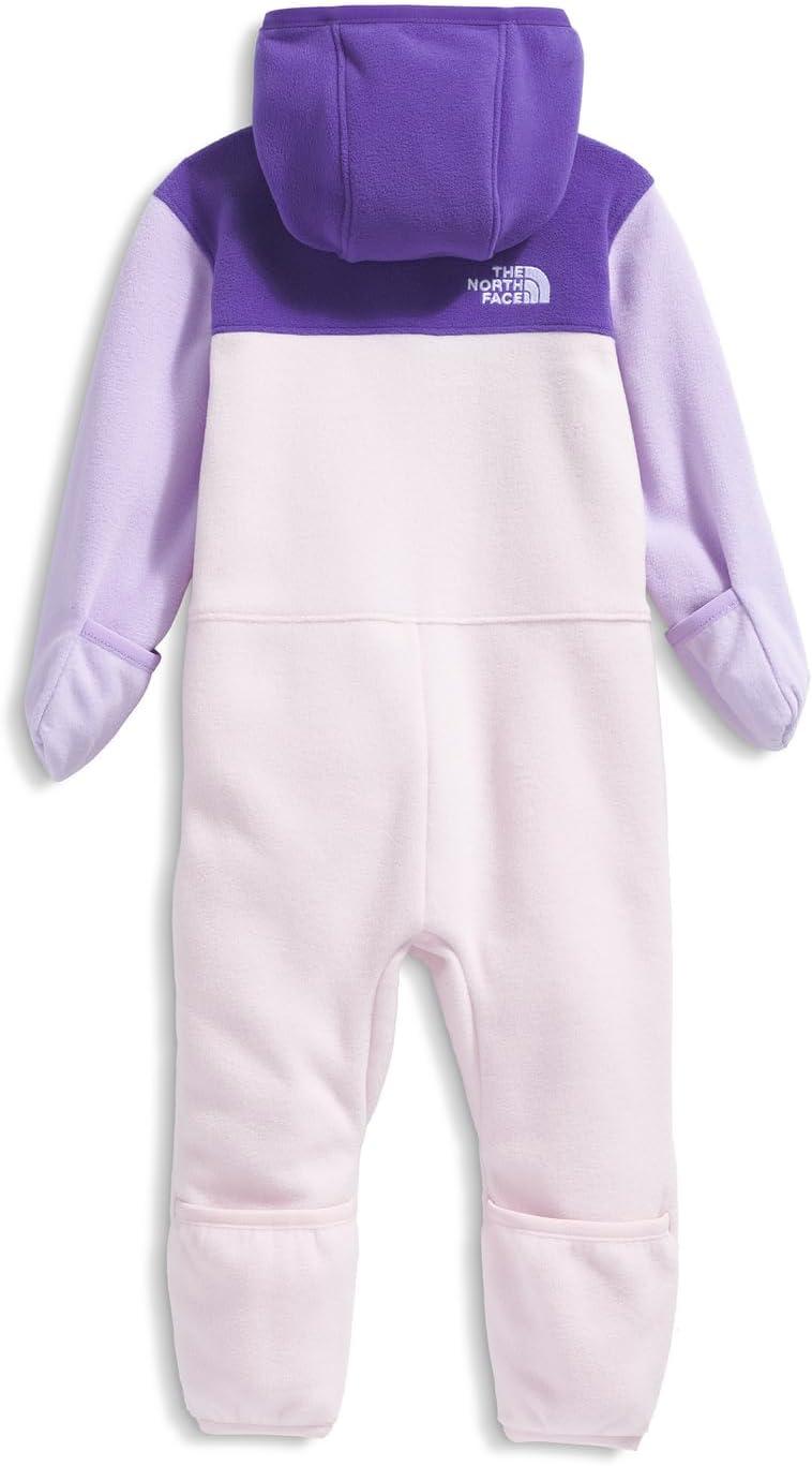 imageThe North Face babyboys Glacier Onepiece Polar Fleece Onesie With Builtin Mitts ampamp Booties for Boys ampamp GirlsPeak PurpleLite LilacPale Blossom