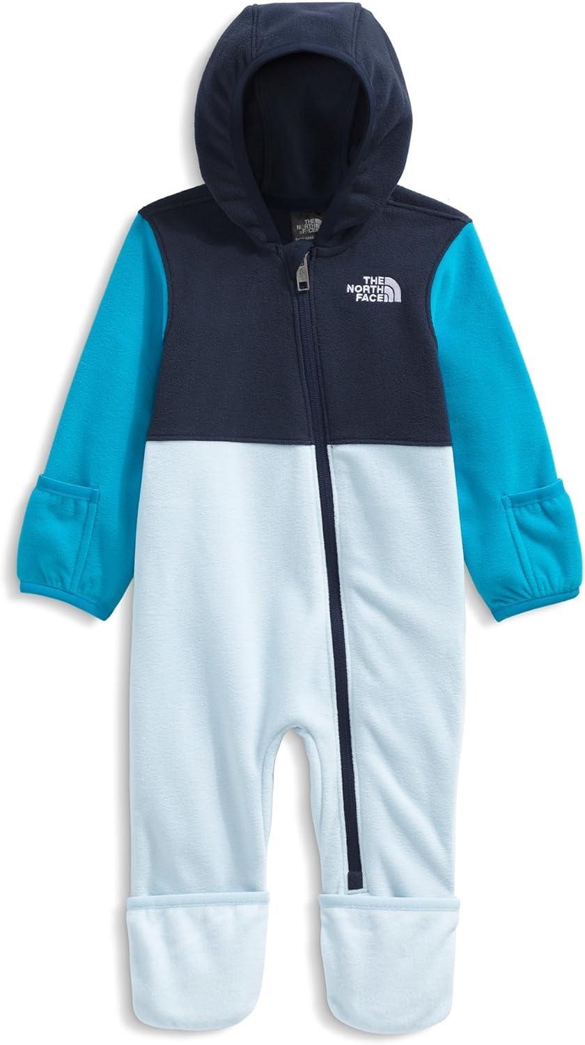 imageThe North Face babyboys Glacier Onepiece Polar Fleece Onesie With Builtin Mitts ampamp Booties for Boys ampamp GirlsSummit NavyMeridian BluePolar Haze