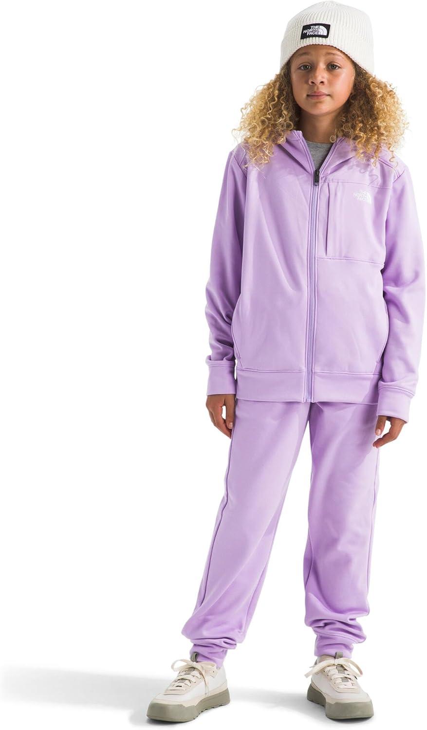 imageThe North Face boys Tnf Performance Fleece Full Zip Hooded JacketLite Lilac