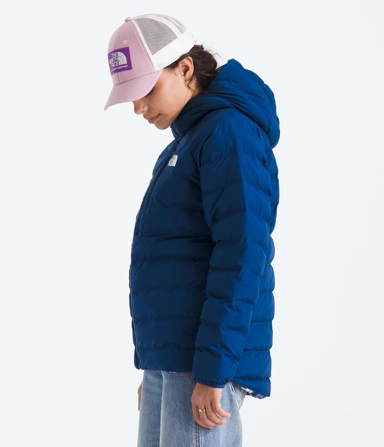 imageThe North Face girls Reversible Perrito Hooded JacketEstate Blue