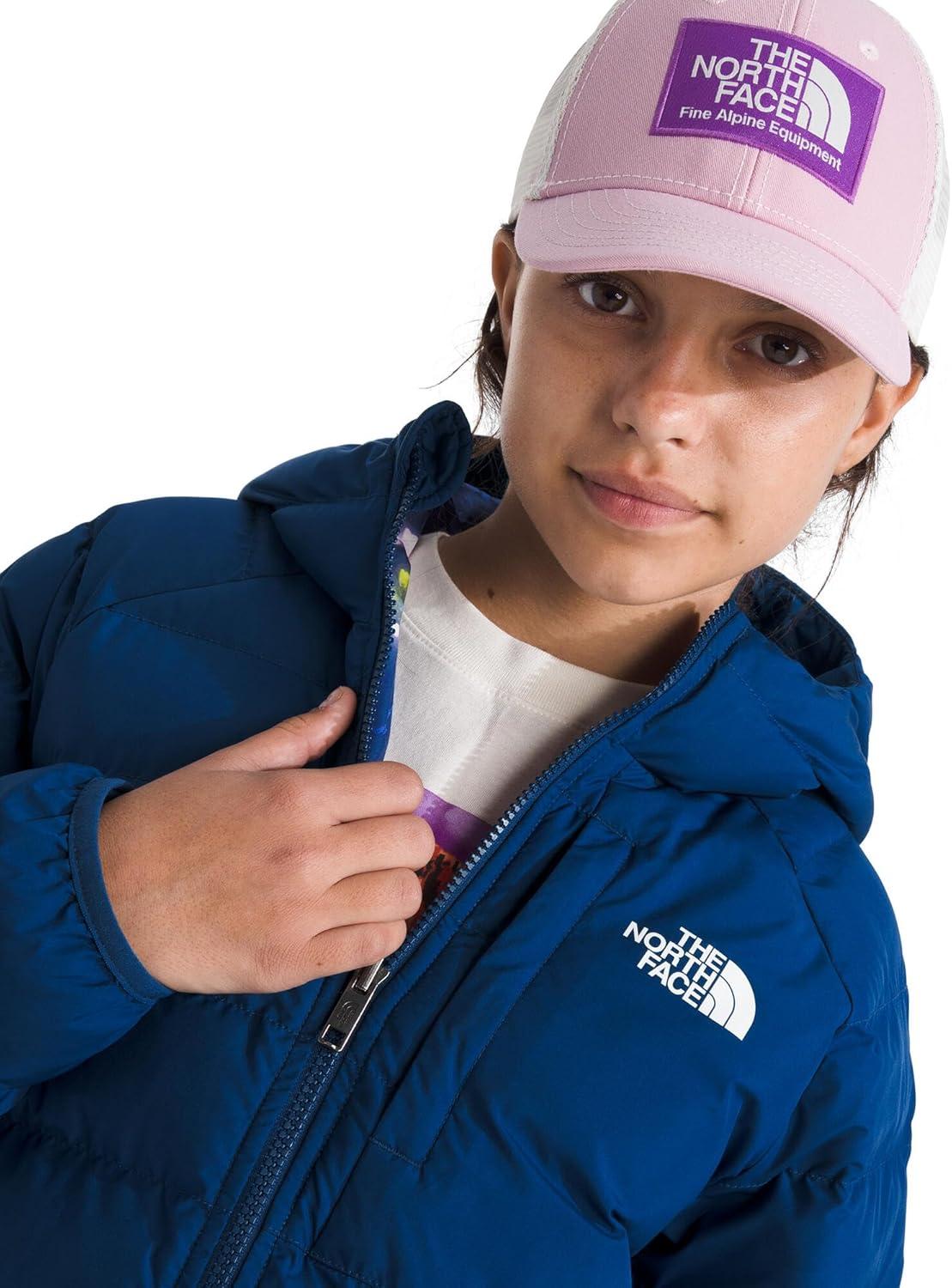 imageThe North Face girls Reversible Perrito Hooded JacketEstate Blue
