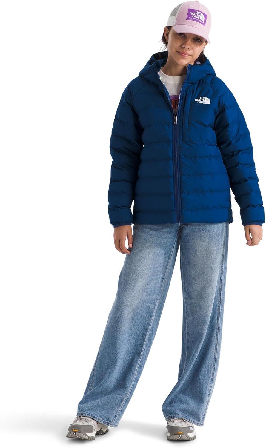 imageThe North Face girls Reversible Perrito Hooded JacketEstate Blue