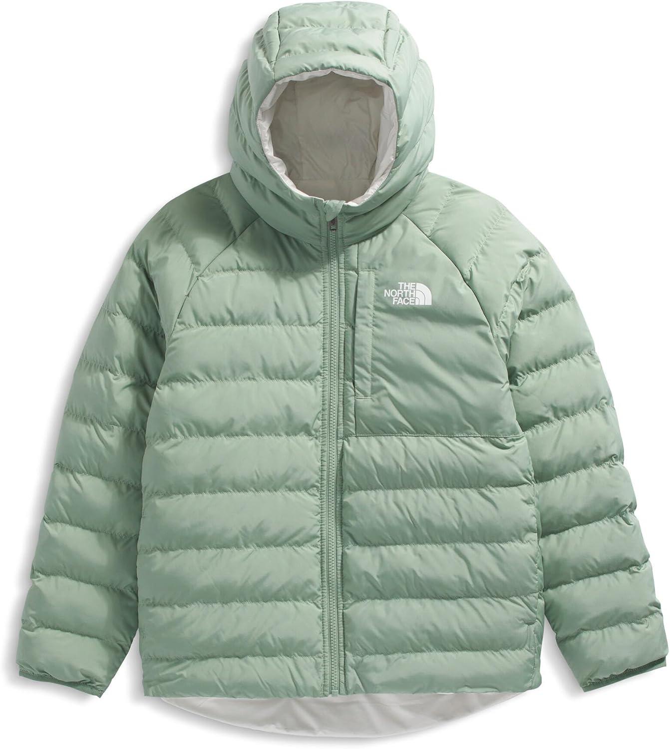 imageThe North Face girls Reversible Perrito Hooded JacketSlate Moss