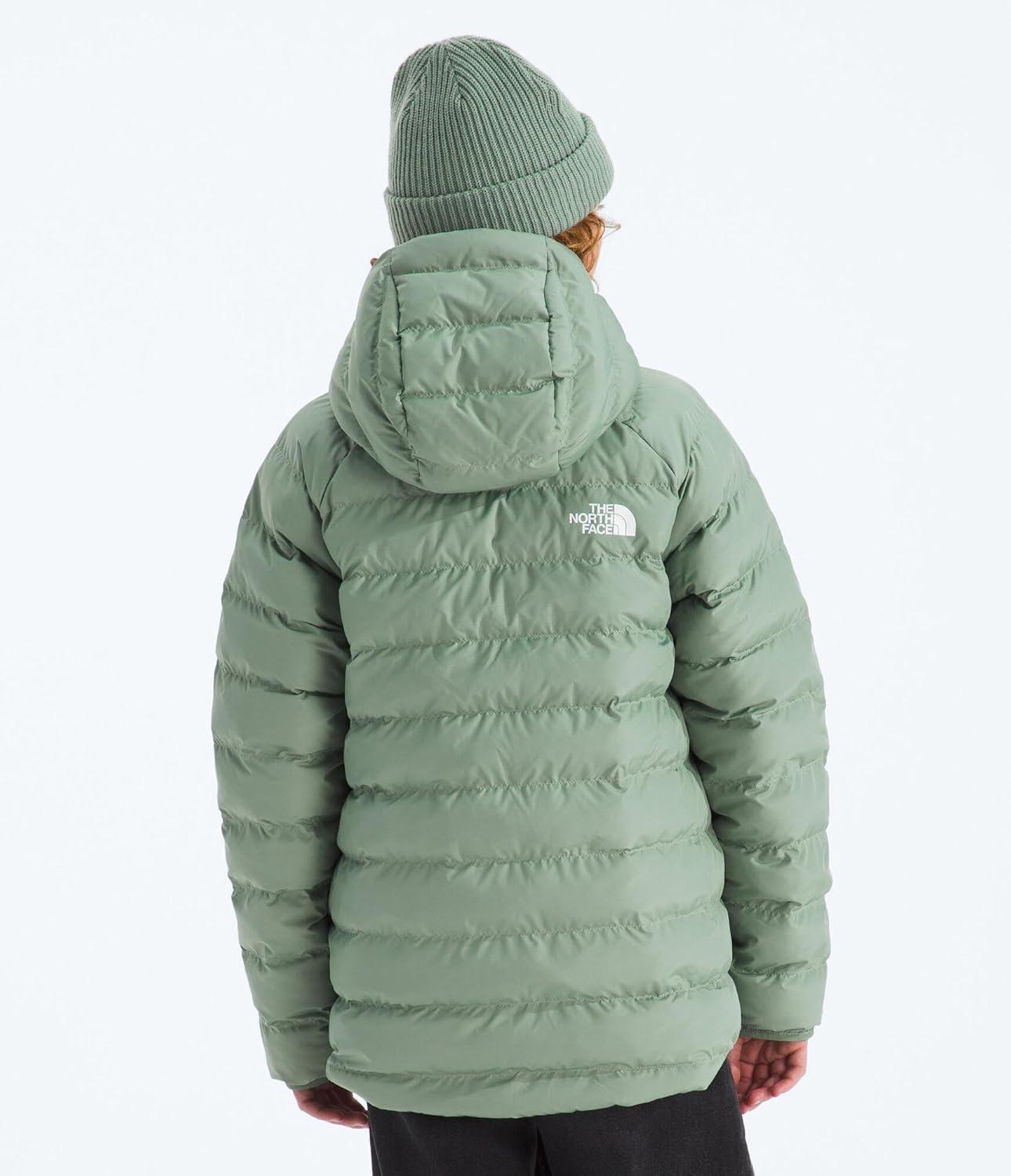 imageThe North Face girls Reversible Perrito Hooded JacketSlate Moss