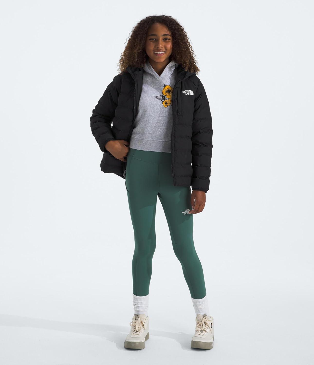 imageThe North Face girls Reversible Perrito Hooded JacketTnf Black