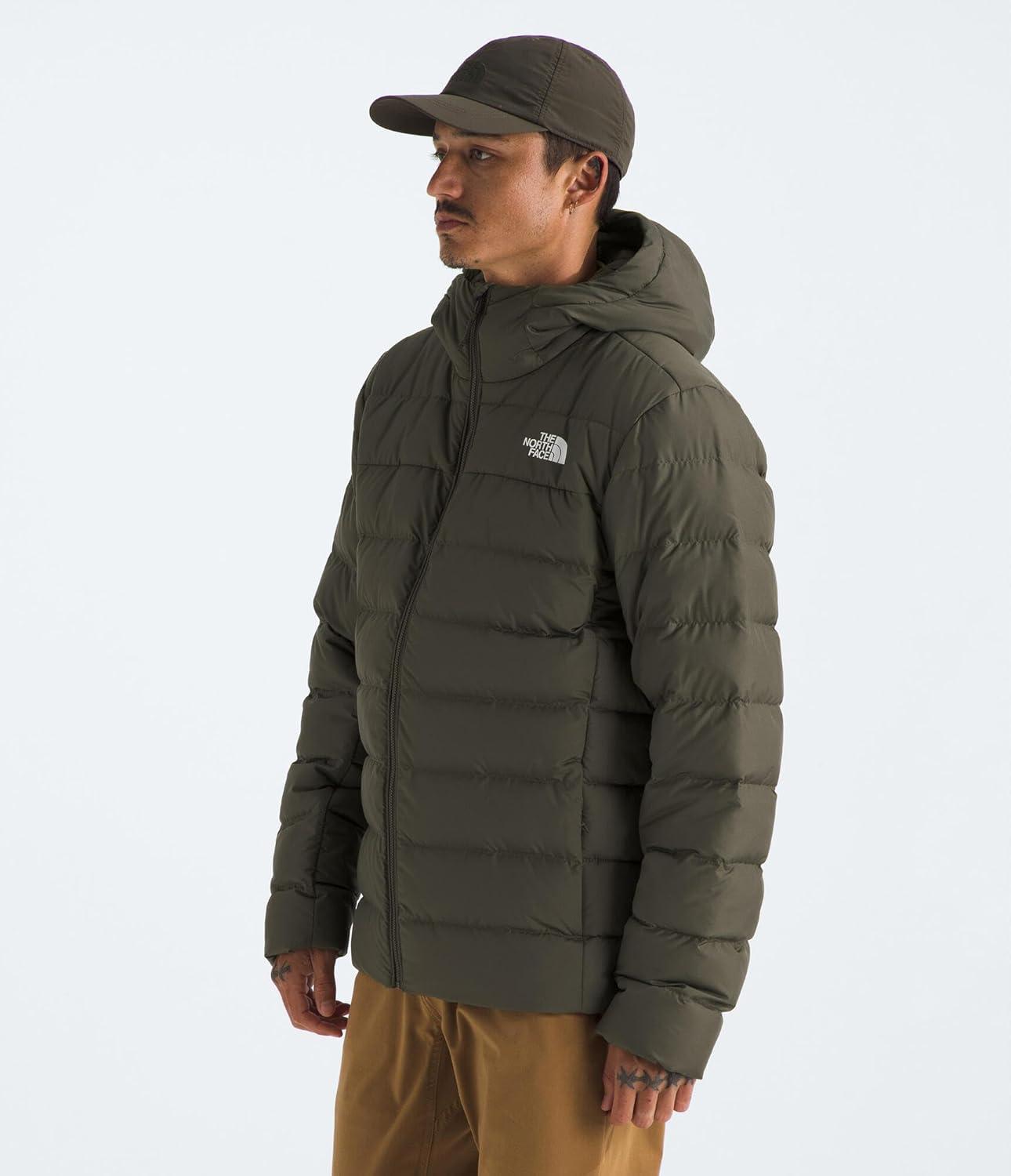 imageThe North Face mens Aconcagua 3 Hooded JacketNew Taupe Green