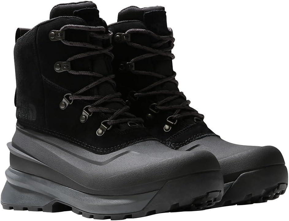 imageThe North Face mens Chilkat V Laceup Waterproof Snow Boot 200g of Premium InsulationTnf BlackAsphalt Grey