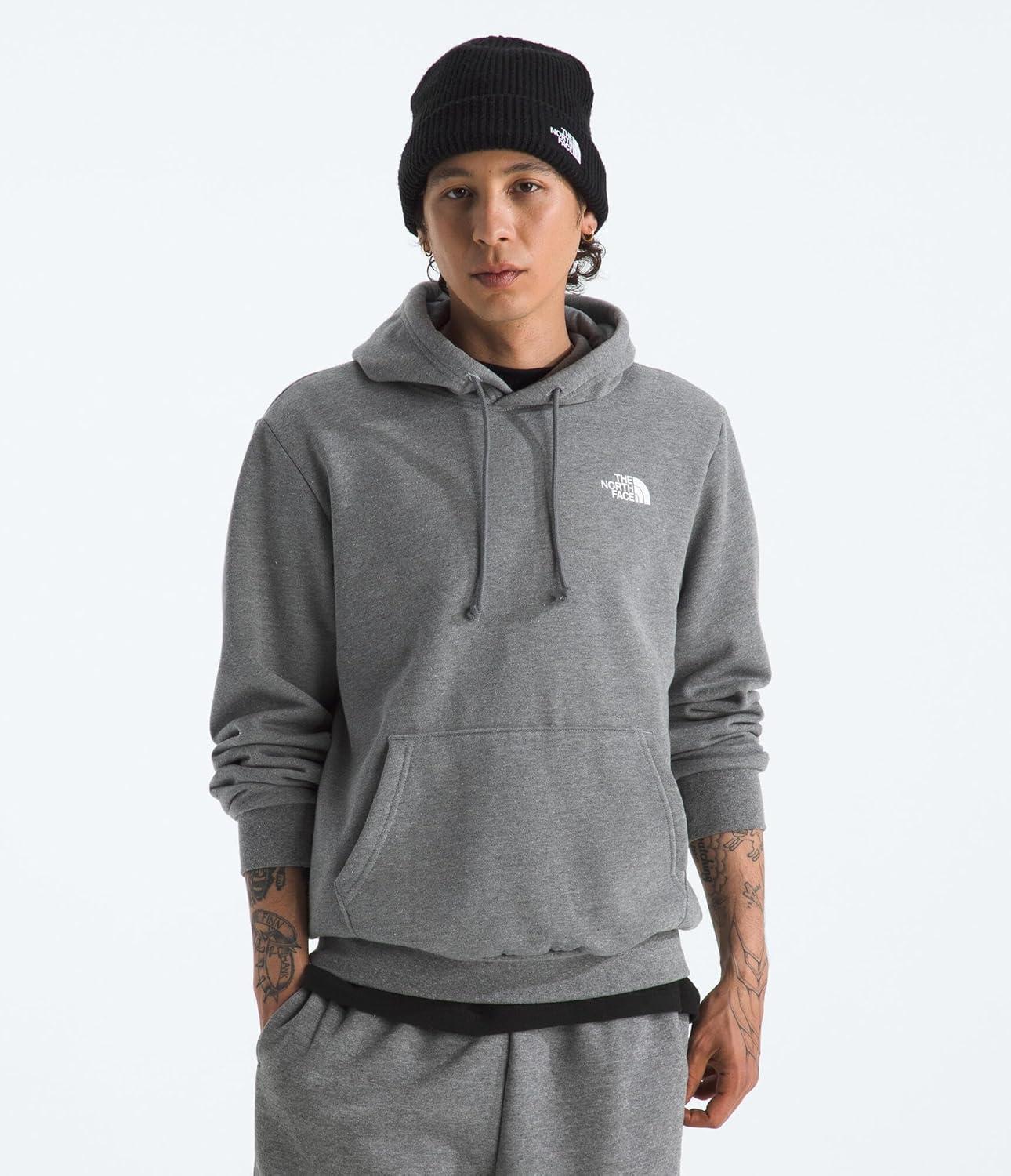imageThe North Face mens Evolution Box Nse HoodieTnf Mid Grey Heather