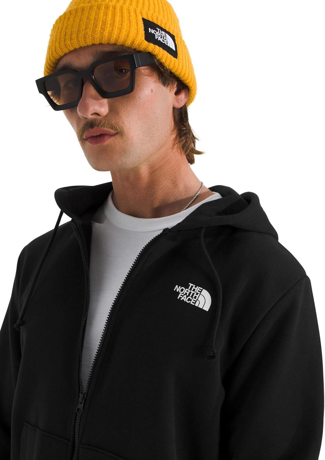 imageThe North Face mens Evolution Half Dome Full Zip Hoodie Sweatshirt With 2 Piece Hood Adjustable Drawcord Hand PocketsTnf Black