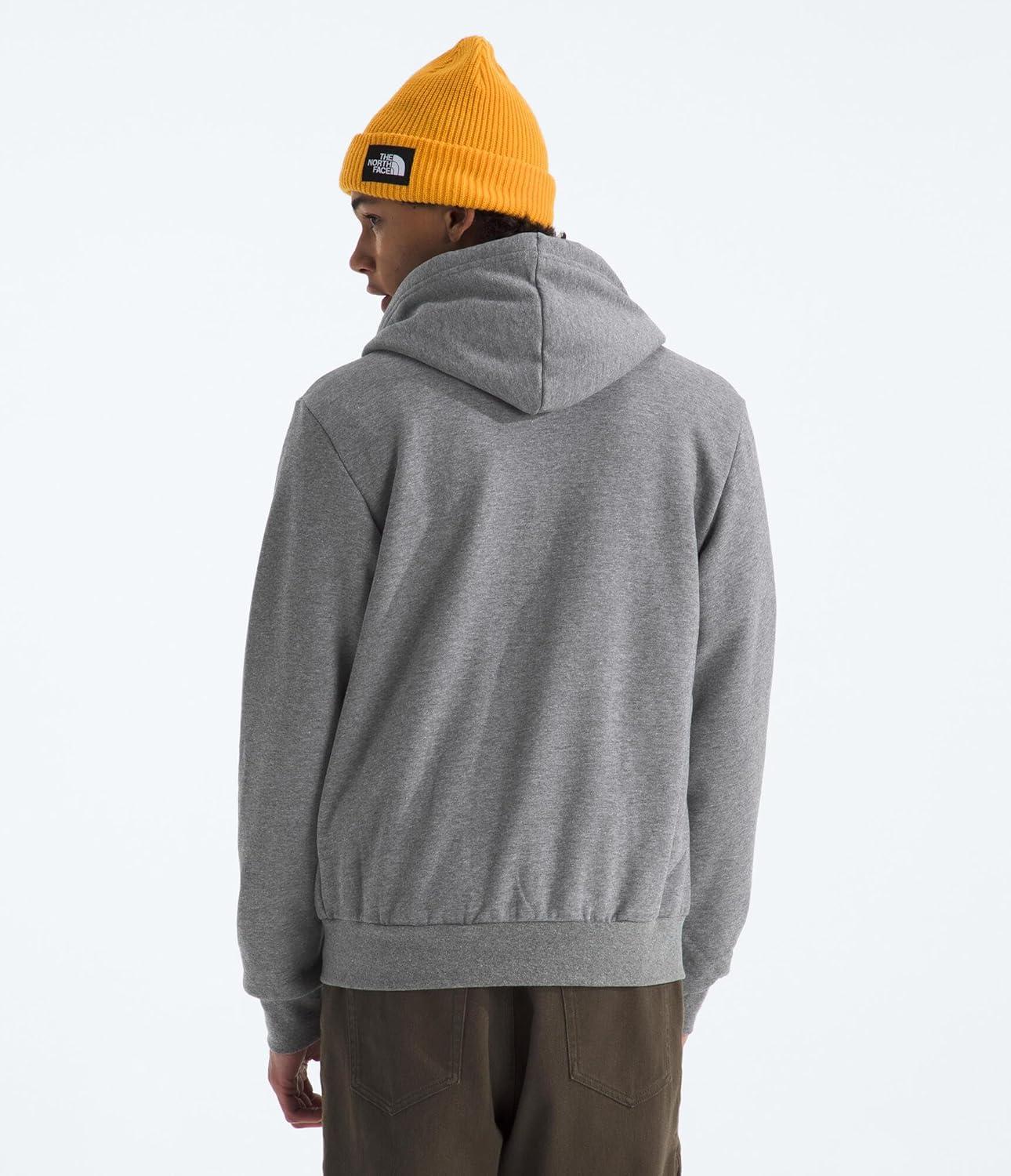 imageThe North Face mens Evolution Half Dome Full Zip Hoodie Sweatshirt With 2 Piece Hood Adjustable Drawcord Hand PocketsTnf Mid Grey Heather