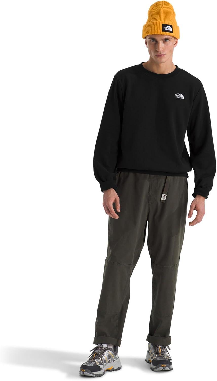 imageThe North Face mens Evolution Simple Dome Crew Ribbed Collar ampamp Hem Classic LogoTnf Black