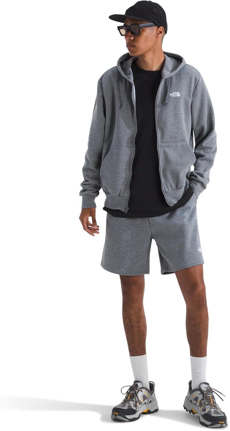 imageThe North Face mens Evolution Simple Dome Full Zip HoodieTnf Mid Grey Heather