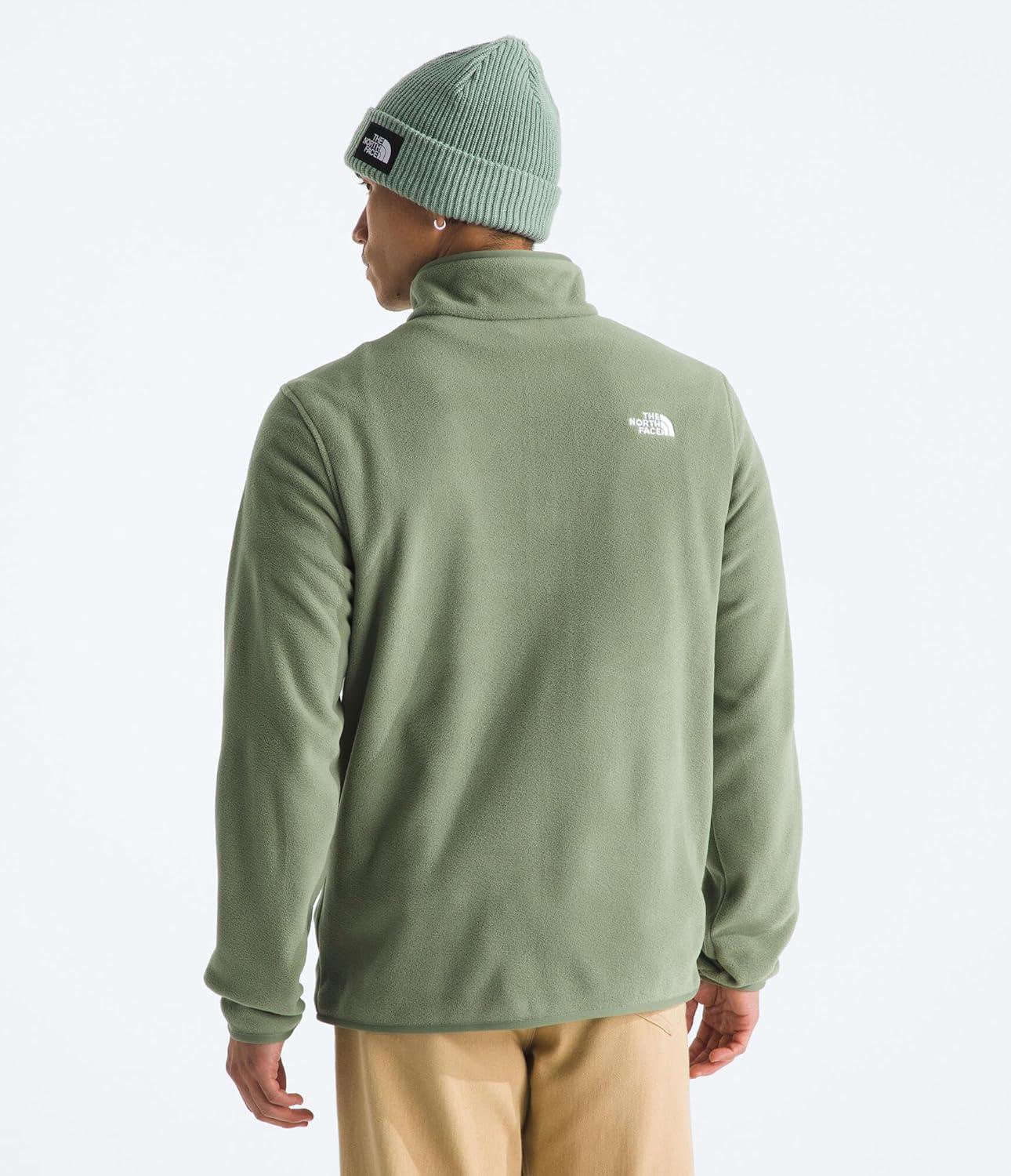 imageThe North Face mens Glacier Fleece Quarter Zip JacketBark Mist