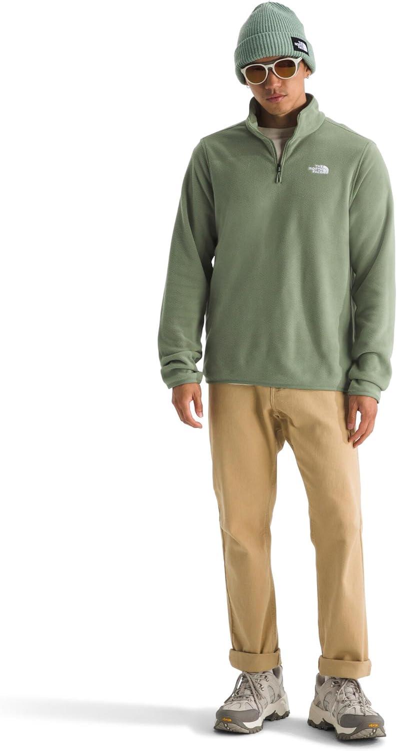 imageThe North Face mens Glacier Fleece Quarter Zip JacketBark Mist