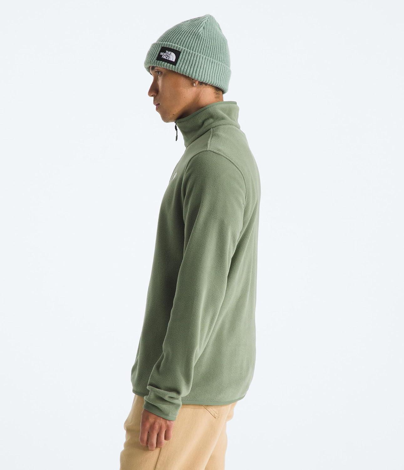 imageThe North Face mens Glacier Fleece Quarter Zip JacketBark Mist