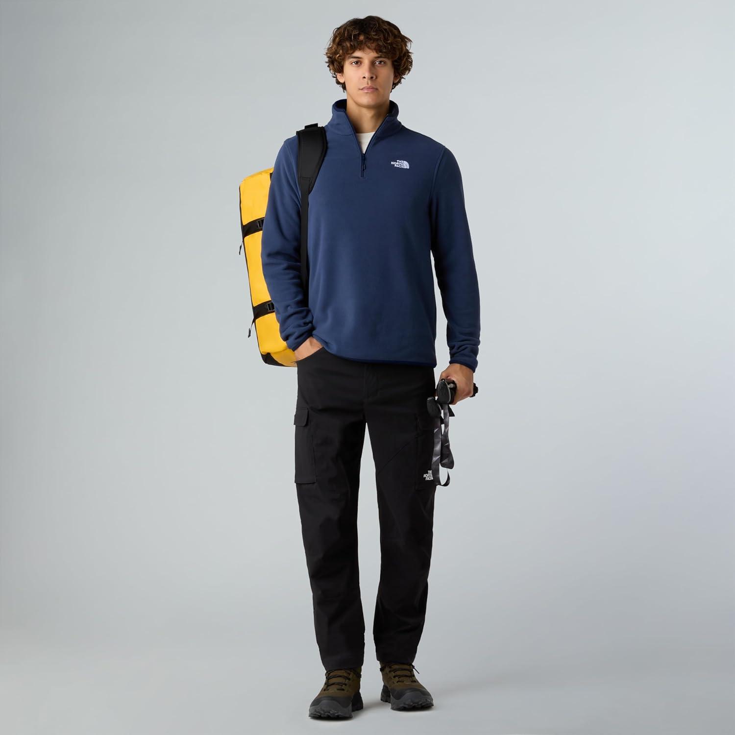 imageThe North Face mens Glacier Fleece Quarter Zip JacketSummit Navy