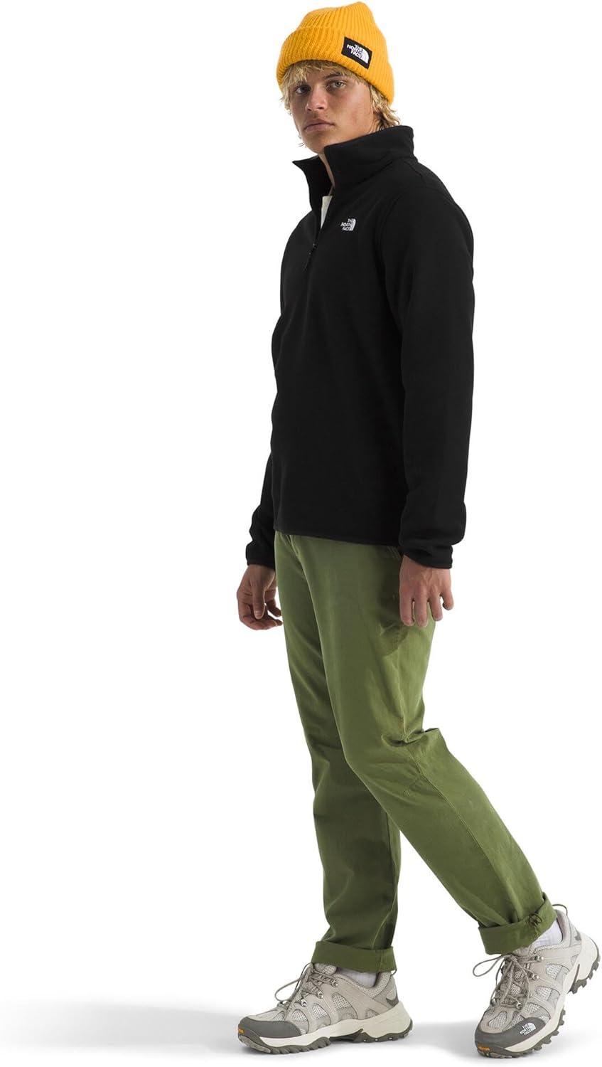 imageThe North Face mens Glacier Fleece Quarter Zip JacketTnf Black