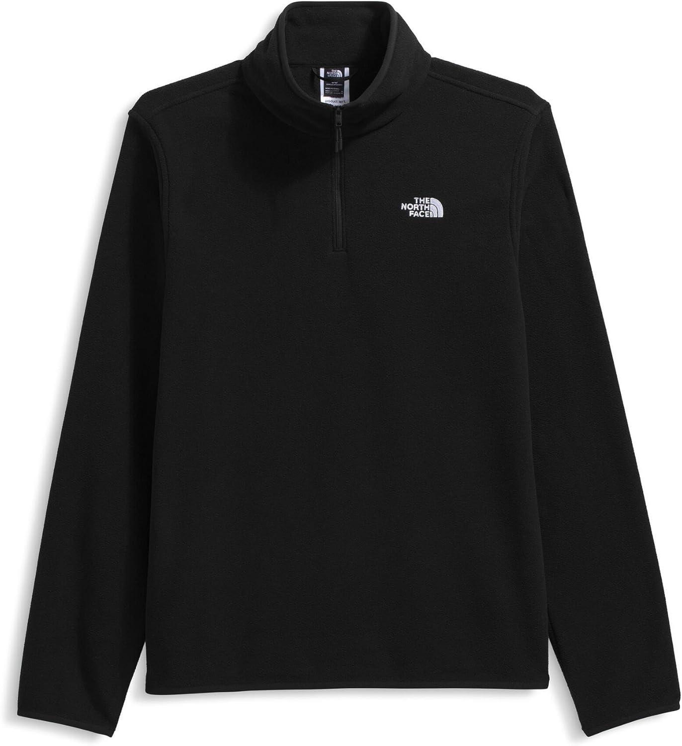 imageThe North Face mens Glacier Fleece Quarter Zip JacketTnf Black
