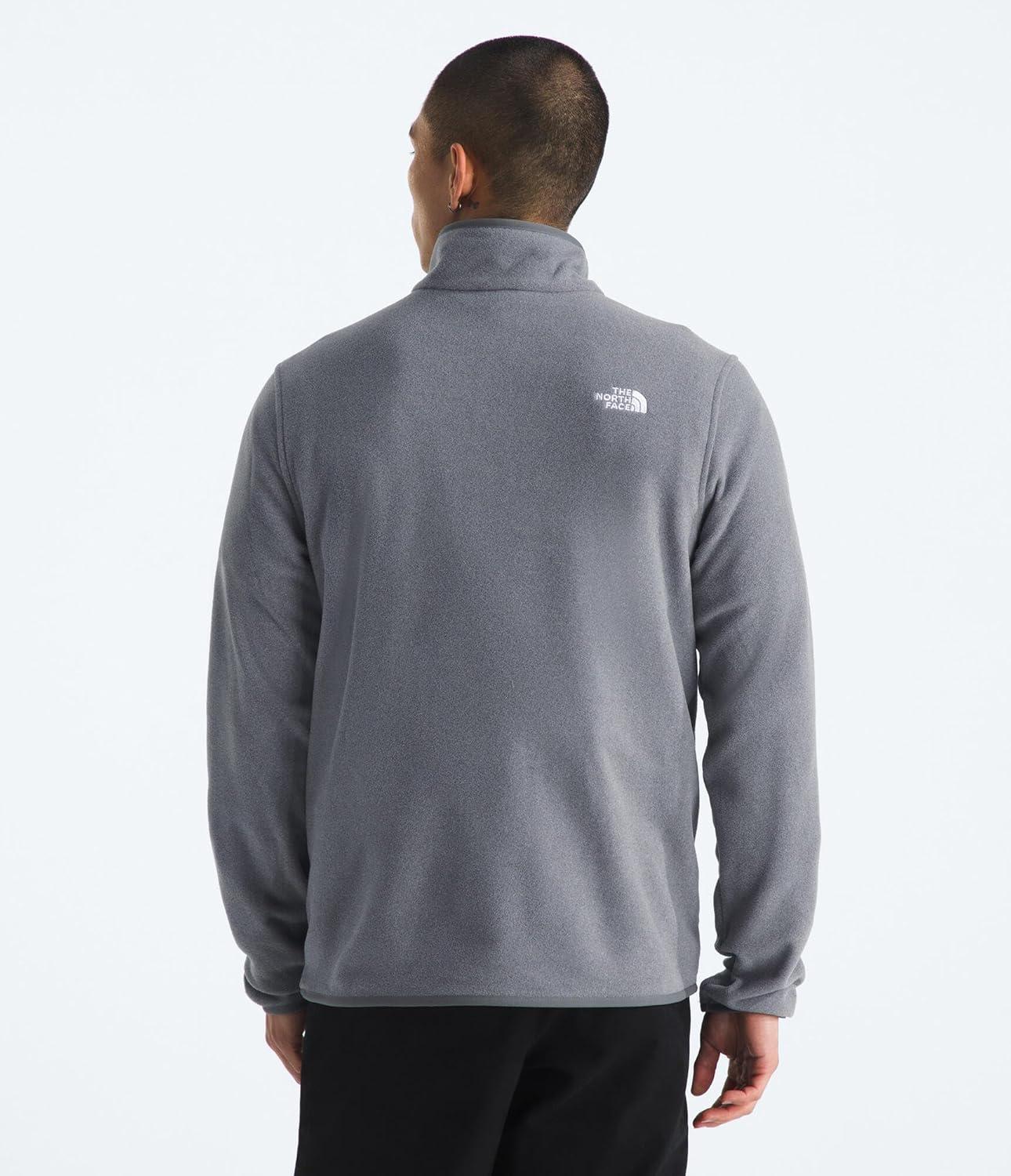 imageThe North Face mens Glacier Fleece Quarter Zip JacketTnf Mid Grey Heather