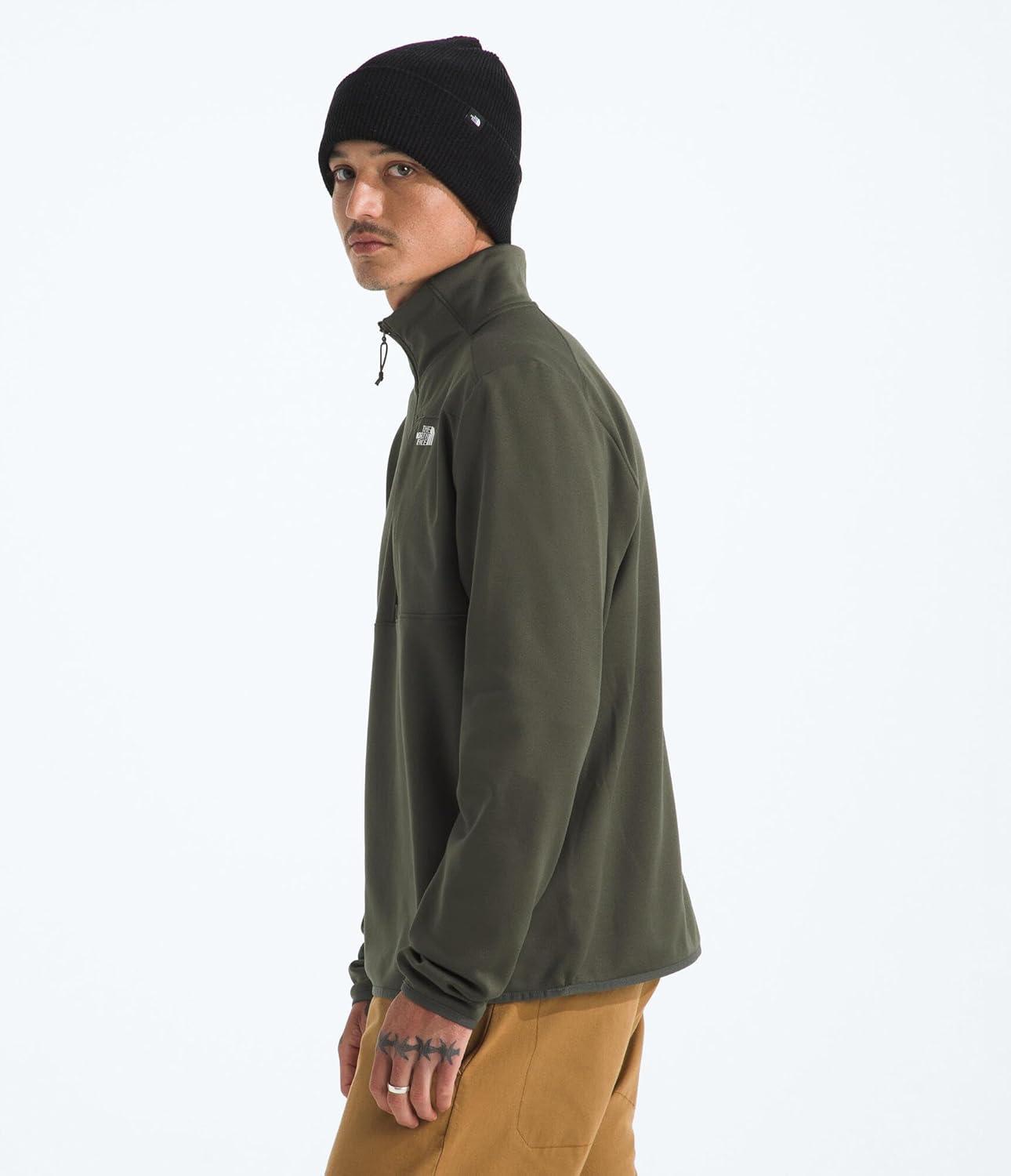 imageThe North Face mens Tnf Performance Fleece Quarter Zip JacketNew Taupe Green